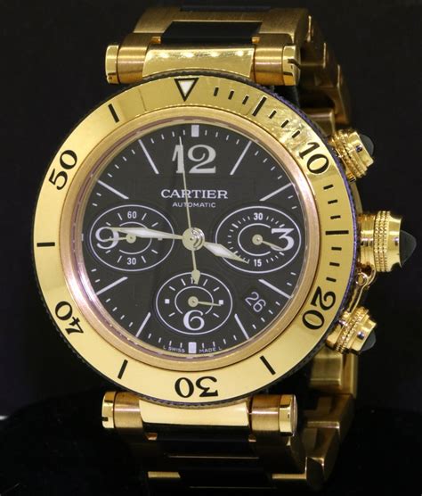 replica cartier pasha seatimer mens watch|cartier pasha chronograph 41mm.